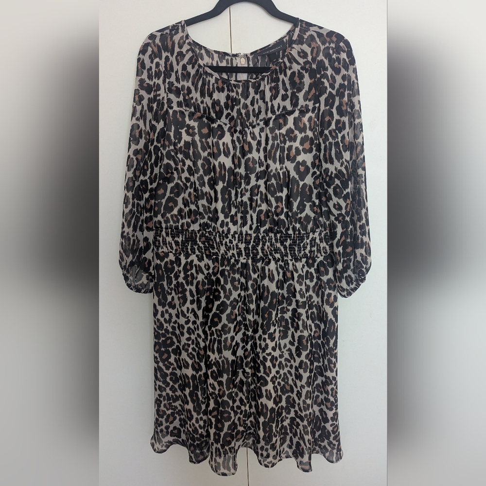 Lane Bryant Leopard Print Midi Dress